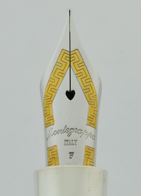 Montegrappa Symphony Fountain Pen - Parchment Celluloid, Sterling